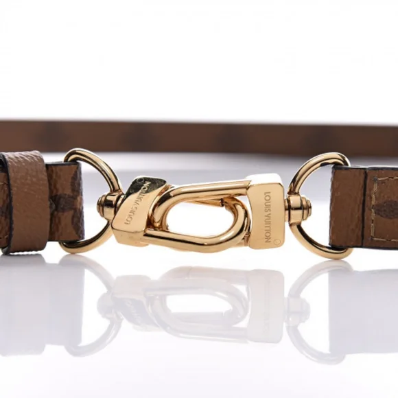 Brand NEW! UNUSED! LV Louis Vuitton Reverse Monogram Metis 20mm Adjustable Strap - Picture 9 of 14